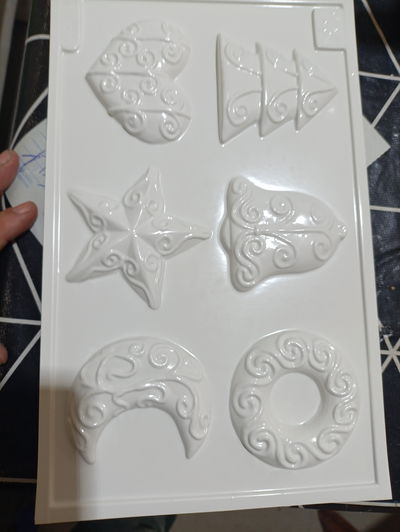 Molde termoformado liviano 3939  – Apto cemento, yeso y resina