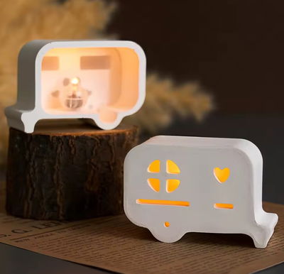 Molde de silicona casitas rodantes  bm3944 Cemento, Resina y Yeso