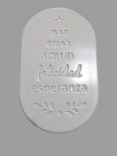 Molde termoformado bandeja deseos VM Cemento Yeso y resina acrolica