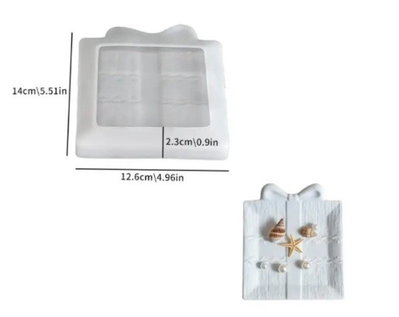 Molde de silicona bandeja moño cuadrado– Cemento, Resina y Yeso