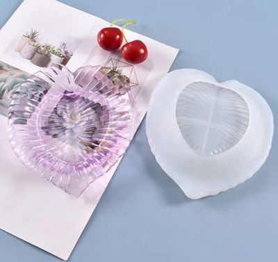 Molde de silicona bandeja hoja – Cemento, Resina y Yeso