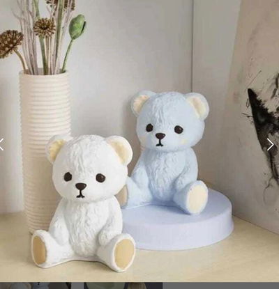 Molde de silicona osito 3315 jabones Velas, Cemento, Resina y Yeso