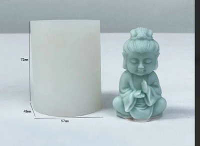 Molde de silicona budita 031 jabones Velas, Cemento, Resina y Yeso