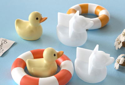 Molde de silicona patito 4183 jabones Velas, Cemento, Resina y Yeso
