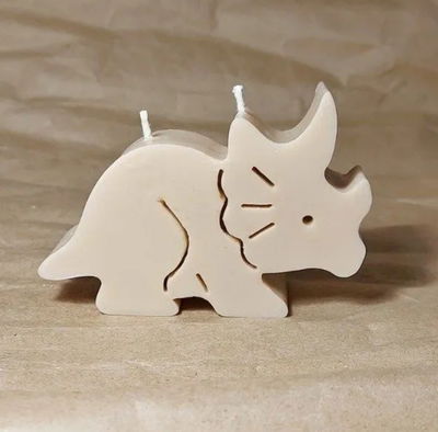 Molde de silicona dinosaurio Velas, Cemento, Resina y Yeso