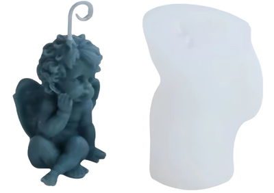 Molde de silicona angelito 13F10 Velas, Cemento, Resina y Yeso