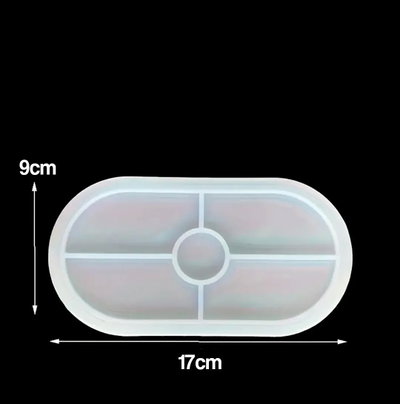 Molde de silicona bandeja ovalada chica – Cemento, Resina y Yeso