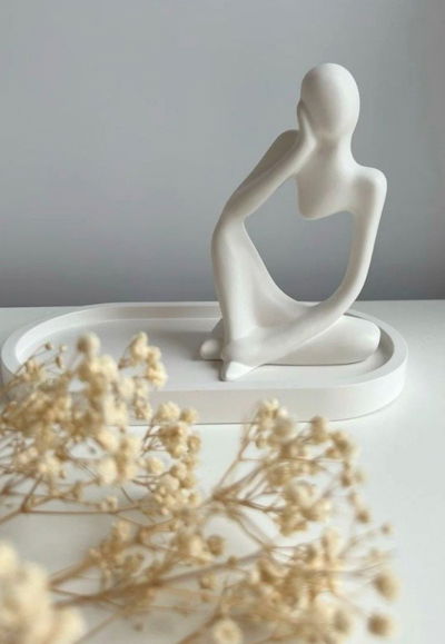 Molde de silicona pensador 4012 Velas, Cemento, Resina y Yeso