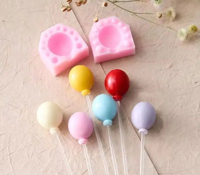 Molde de silicona mini globitos Velas, Cemento, Resina y Yeso