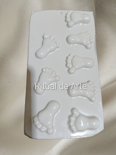 Molde termoformado 176 piecitos yeso, cemento, jabón, reposteria 