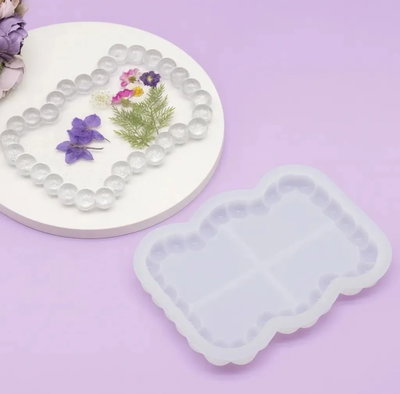Molde de silicona bubble rectangular moños– Cemento, Resina y Yeso