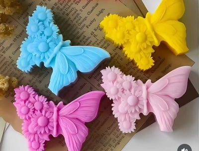 Molde de silicona mariposa Bm3796 Velas, Cemento, Resina y Yeso