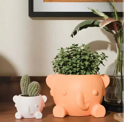 Molde de silicona elefante 44849 contenedor 4147 Velas, Cemento, Resina y Yeso