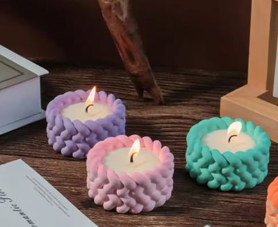 Molde de silicona maceta trenzada   Velas, Cemento, Resina y Yeso