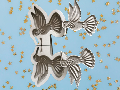 Molde goma flexible colibri   Yeso, cemento