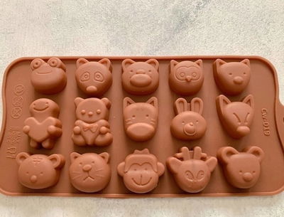 Molde de silicona animalitos Velas, Cemento, Resina y Yeso