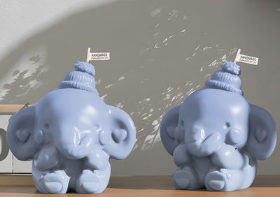 Molde de silicona elefante 44849 contenedor 4147 Velas, Cemento, Resina y Yeso