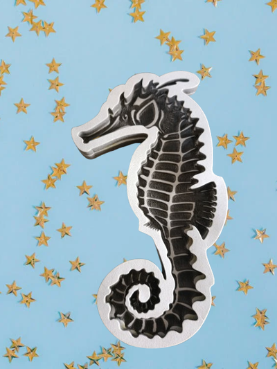 Molde goma flexible hipocampo  Yeso, cemento