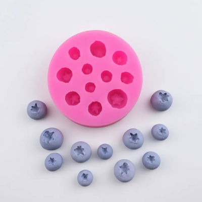 Molde de silicona arandanos Velas, Cemento, Resina y Yeso