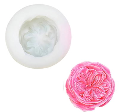 Molde de Silicona rosa inglesa 3181 para Cemento, Yeso y Resina – velas