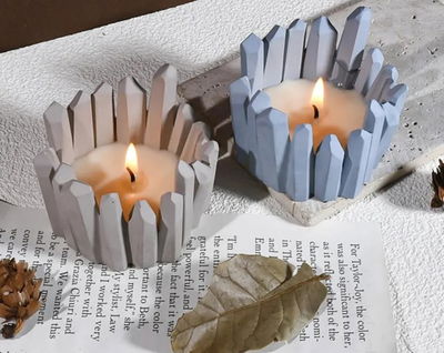 Molde de silicona contenedor cuarzo Velas, Cemento, Resina y Yeso