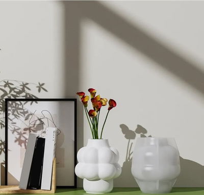 Molde de Silicona florero doble nube para Cemento, Yeso y Resina –  Artesanal