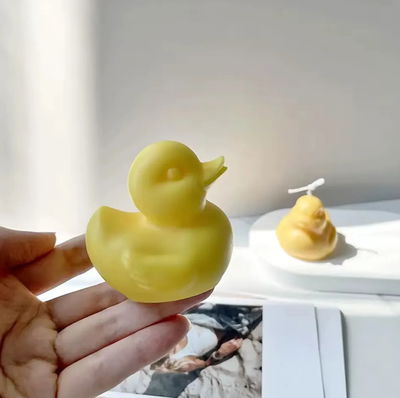 Molde de silicona Pato Velas, Cemento, Resina y Yeso