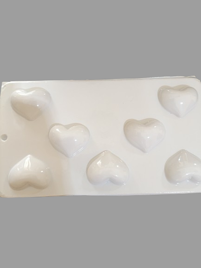 Molde termoformado formas corazoncitos 175 – Cemento, Resina, Yeso y Jabones