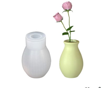 Molde de Silicona mini florero 3727  para Cemento, Yeso y Resina –  Artesanal