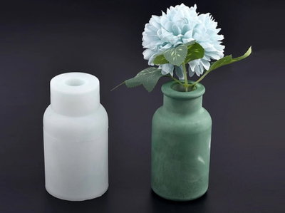 Molde de Silicona mini florero 2903 para Cemento, Yeso y Resina –  Artesanal
