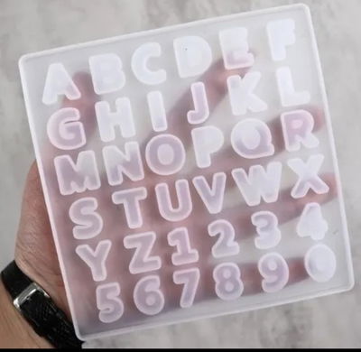 Molde de Silicona letras 0051 para Cemento, Yeso y Resina –  velas