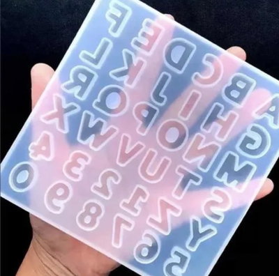 Molde de Silicona letras 0051 para Cemento, Yeso y Resina –  velas
