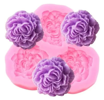 Molde de Silicona mini peonias 18p10 velas ,Cemento, Yeso y Resina –  velas