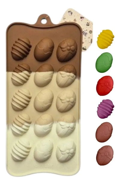 Molde de silicona huevitos Velas, Cemento, Resina y Yeso