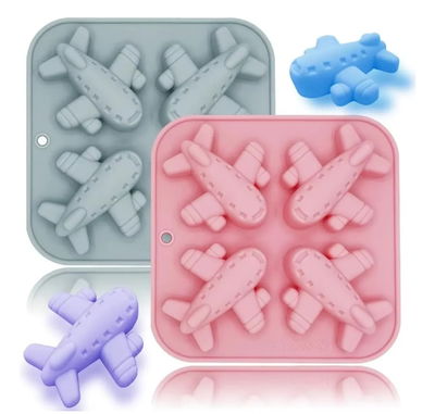 Molde de silicona avioncitos Velas, Cemento, Resina y Yeso