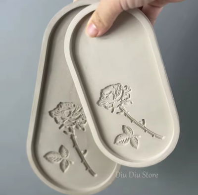 Molde de silicona bandeja 2x7 Cemento, Resina y Yeso