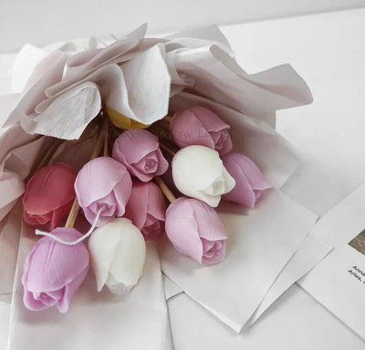 Molde de Silicona tulipan E179 para Cemento, Yeso y Resina – velas