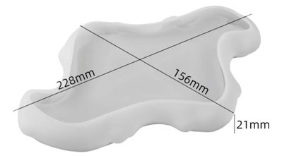 Molde de silicona vintage 3932Cemento, Resina y Yeso