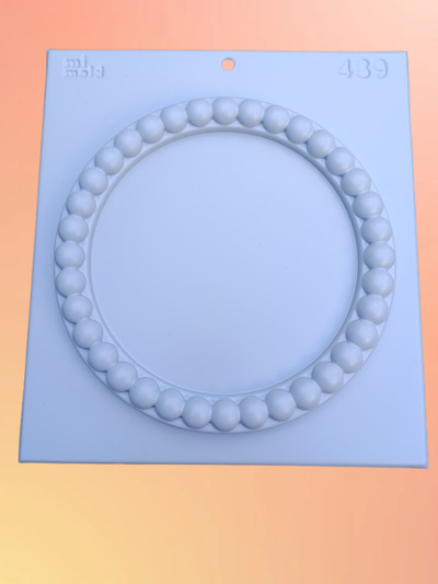 Molde termoformado bandeja redonda  489– Cemento, resina o yeso