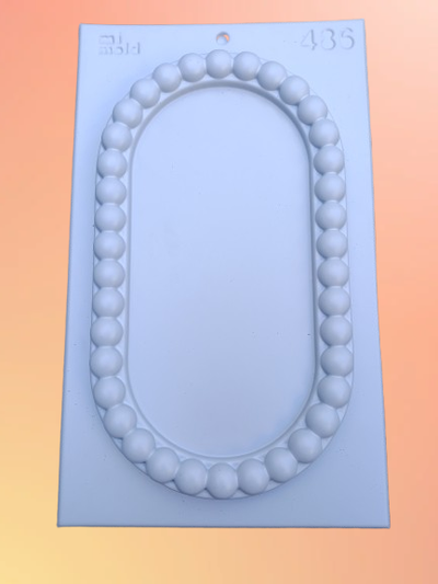 Molde termoformado bandeja ovalada   486 – Cemento, resina o yeso