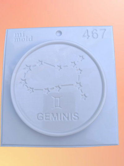 Molde termoformado liviano 467 –  geminis Apto cemento, yeso y resina