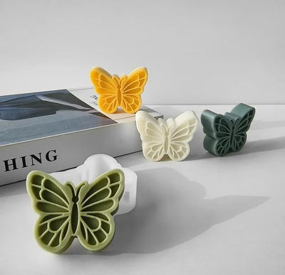 Molde de silicona mariposa L065 Velas, Cemento, Resina y Yeso