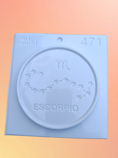 Molde termoformado liviano 471 – Escorpio Apto cemento, yeso y resina