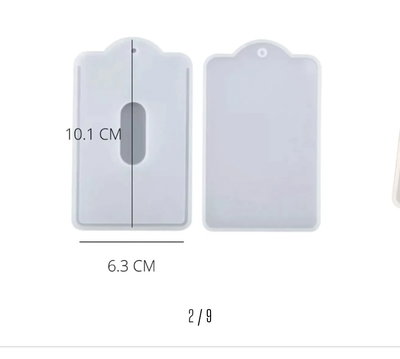 Molde de Silicona  porta sube o tag para Cemento, Yeso y Resina –  velas
