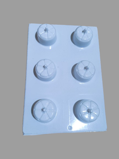 Molde termoformado velitas– Cemento, Resina y Yeso