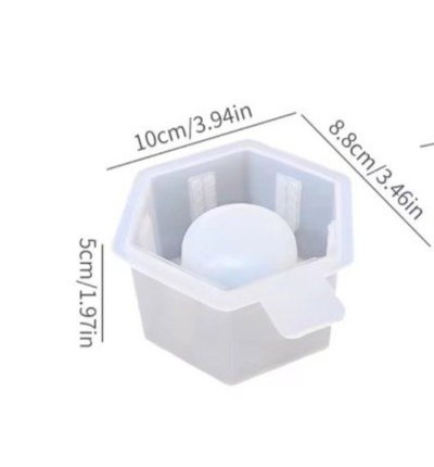 Molde de silicona maceta ventana Velas, Cemento, Resina y Yeso