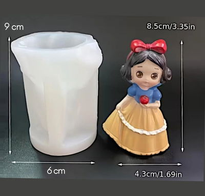 Molde de silicona nena 11f5 jabones Velas, Cemento, Resina y Yeso