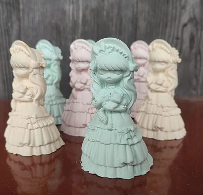 Molde de silicona nena 10x5 jabones Velas, Cemento, Resina y Yeso