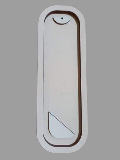 Molde goma flexible porta sahumerios liso