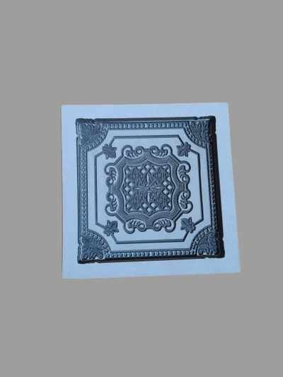 Molde goma flexible plato cuadrado 